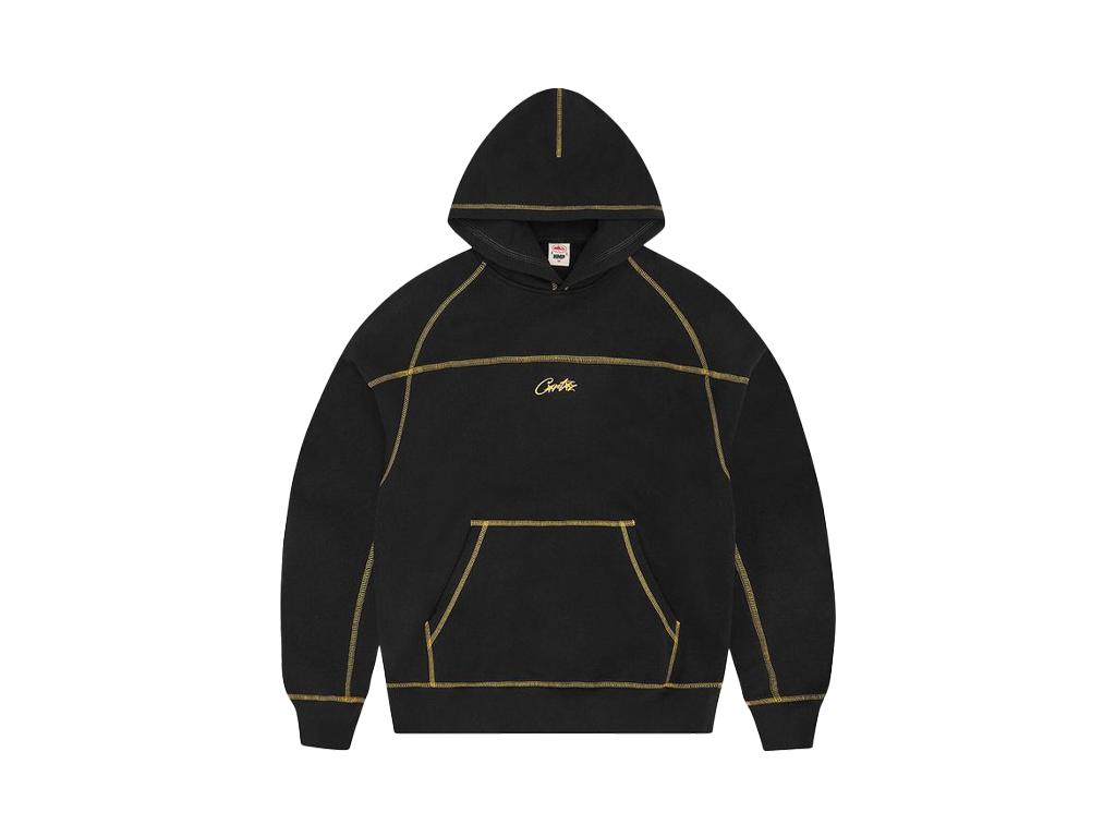 Corteiz Hmp V2 Hoodie Black/Yellow-Corteiz-pikastore.cz