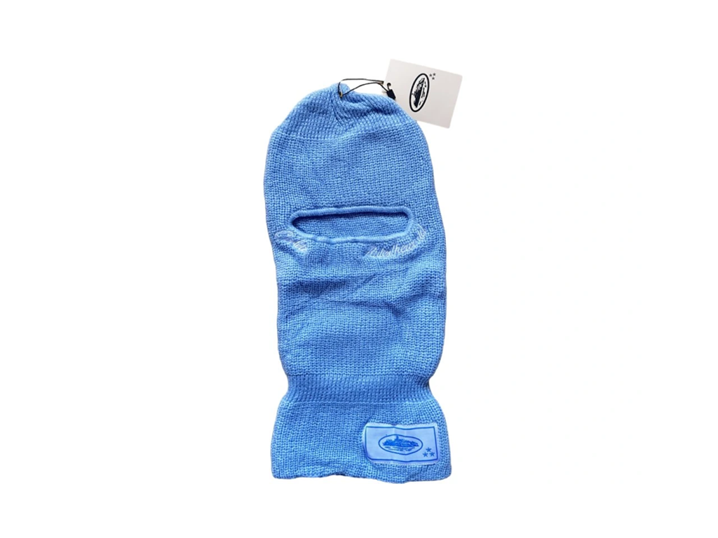 Corteiz 3 Starz Knit Bally Balaclava Baby Blue-Corteiz-pikastore.cz