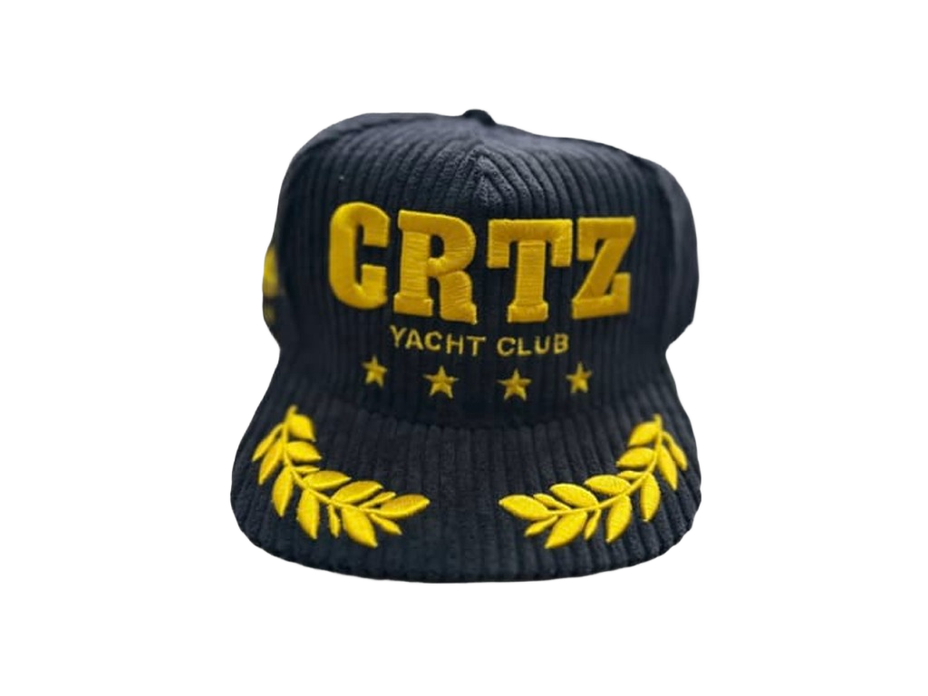Corteiz Soho Yacht Club Crtz Cap Black-Corteiz-pikastore.cz
