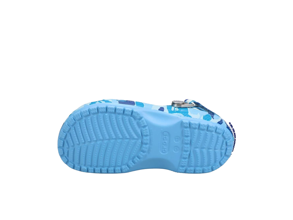 Crocs Classic Clog A Bathing Ape ABC Camo Blue (Kids) – ciabatte – foto 5 di 5