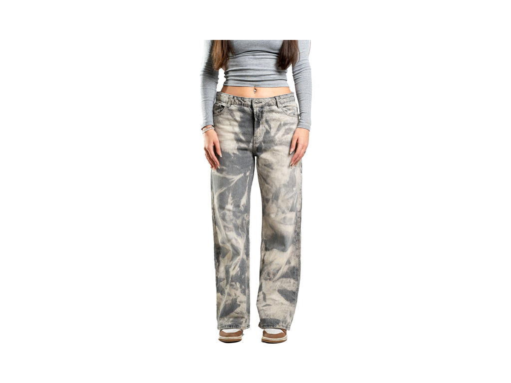 Custom Bleached Jeans WMNS-Kalhoty-Custompantsprg-pikastore.cz
