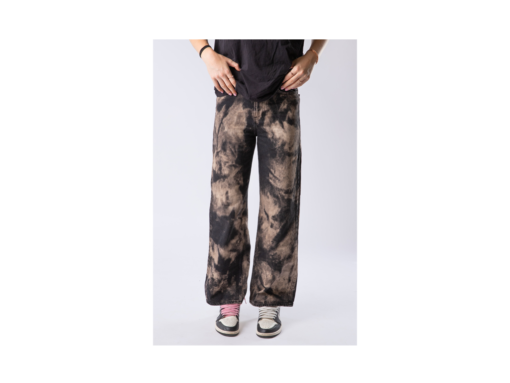Custom Bleached Jeans Women's-Kalhoty-Custompantsprg-pikastore.cz