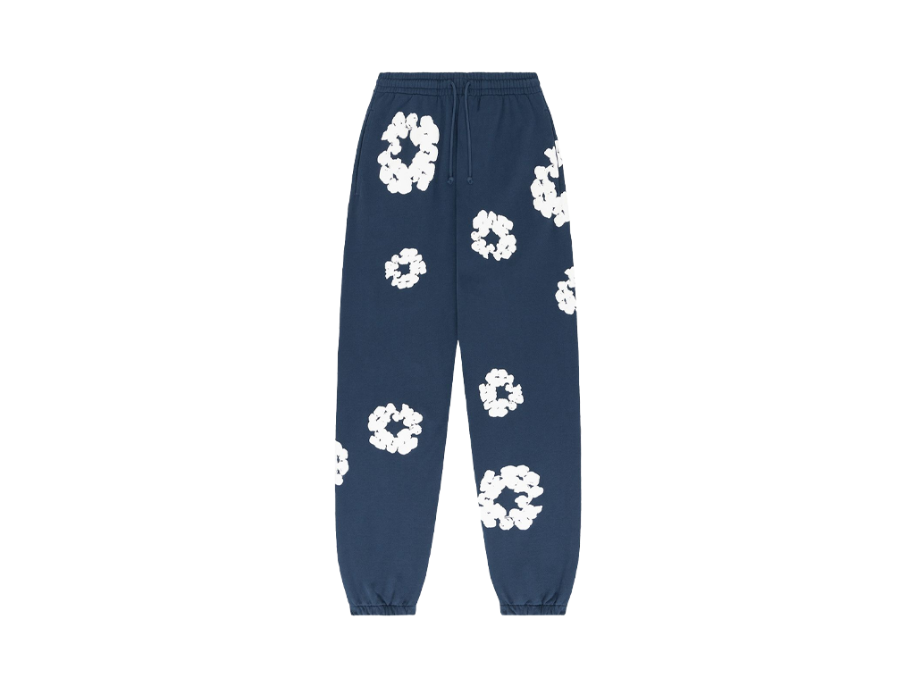 Denim Tears The Cotton Wreath Sweatpants Navy