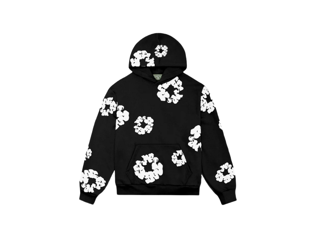 Denim Tears The Cotton Wreath Sweatshirt Black-Denim Tears-pikastore.cz