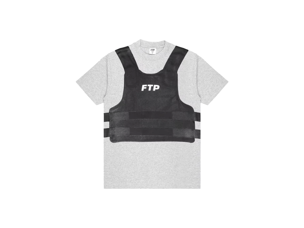 FTP Bulletproof Vest Tee Heather Grey-FTP-pikastore.cz