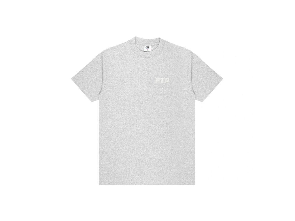 FTP Rhinestone Logo Tee Heather Grey-FTP-pikastore.cz