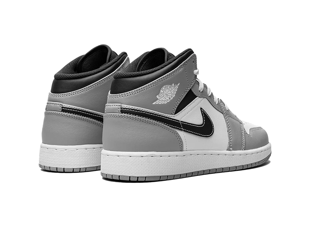 Air Jordan Jordan 1 Mid Light Smoke Grey (GS) – sneakers – foto 4 van 5