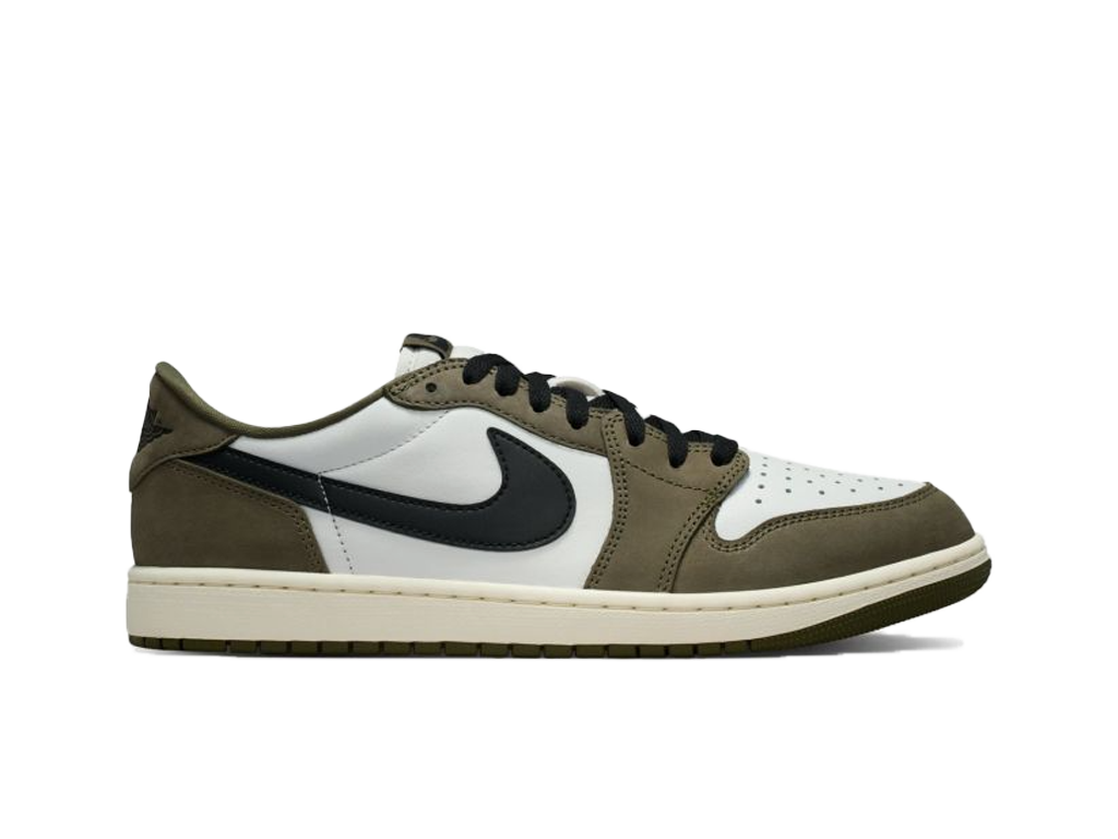 Jordan 1 Retro Low Medium Olive Summit White Sail Black-Nike-pikastore.cz