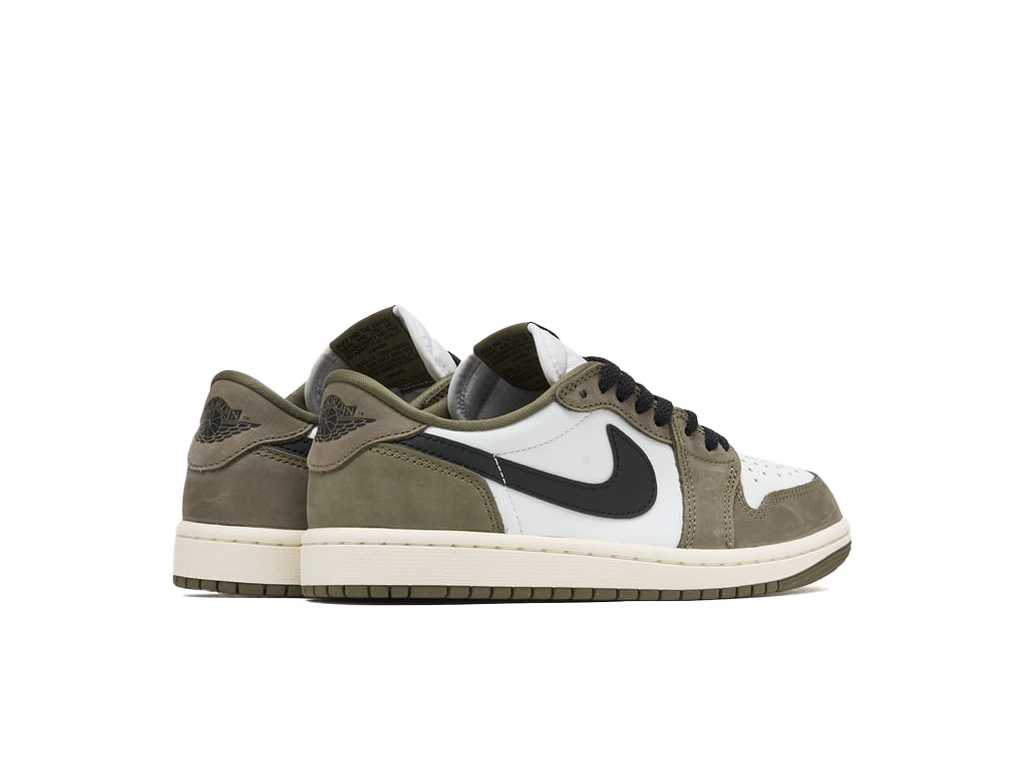 Jordan 1 Retro Low Medium Olive Summit White Sail Black-Nike-pikastore.cz