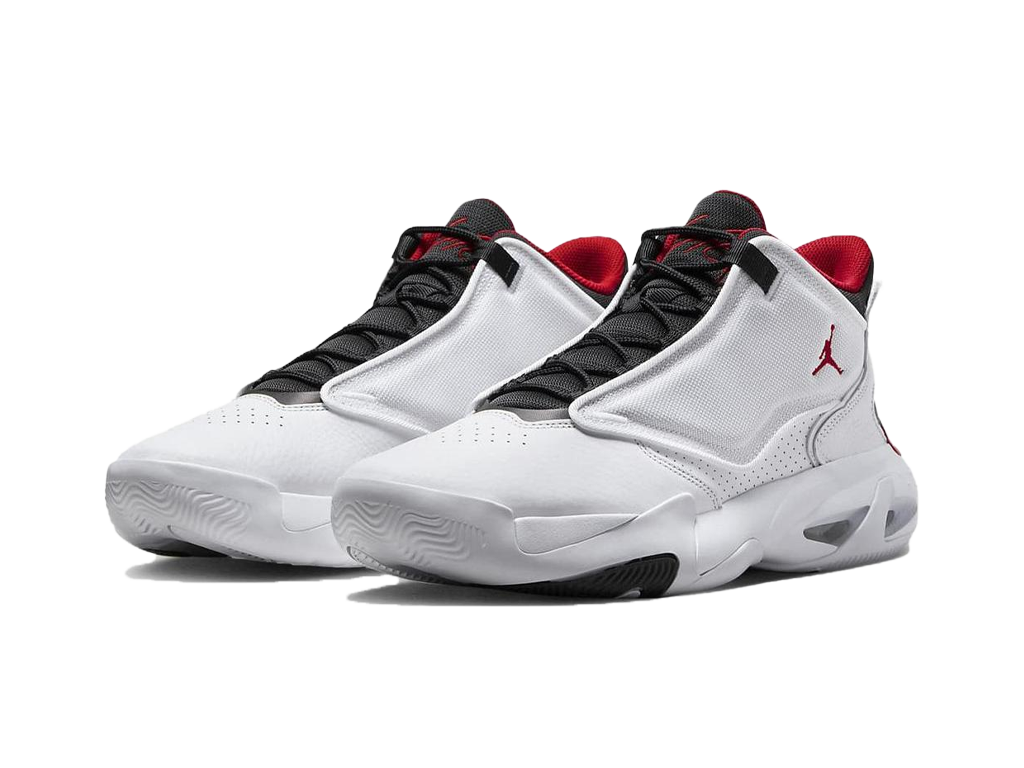 Jordan Max Aura 4 White University Red-Air Jordan-pikastore.cz