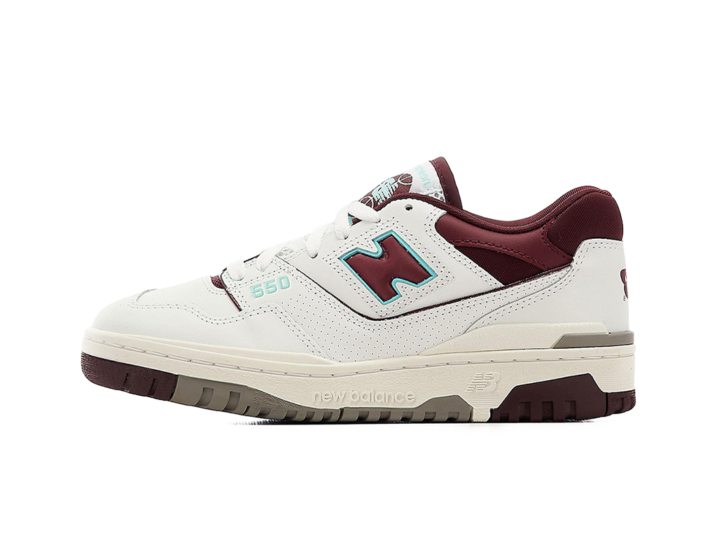 New Balance 550 Burgundy Turquoise-New Balance-pikastore.cz