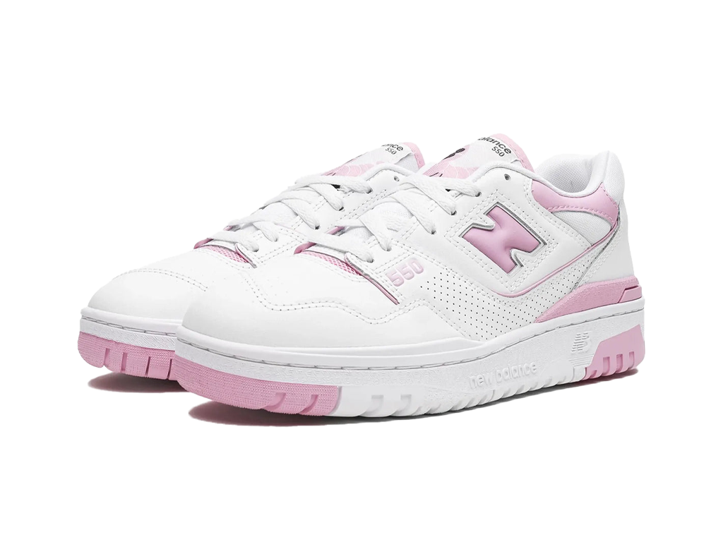 New Balance 550 White Bubblegum Pink (Women's)