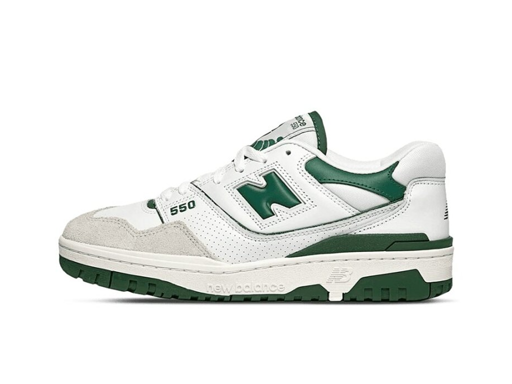 New Balance 550 White Green-sneakers-New Balance-pikastore.cz