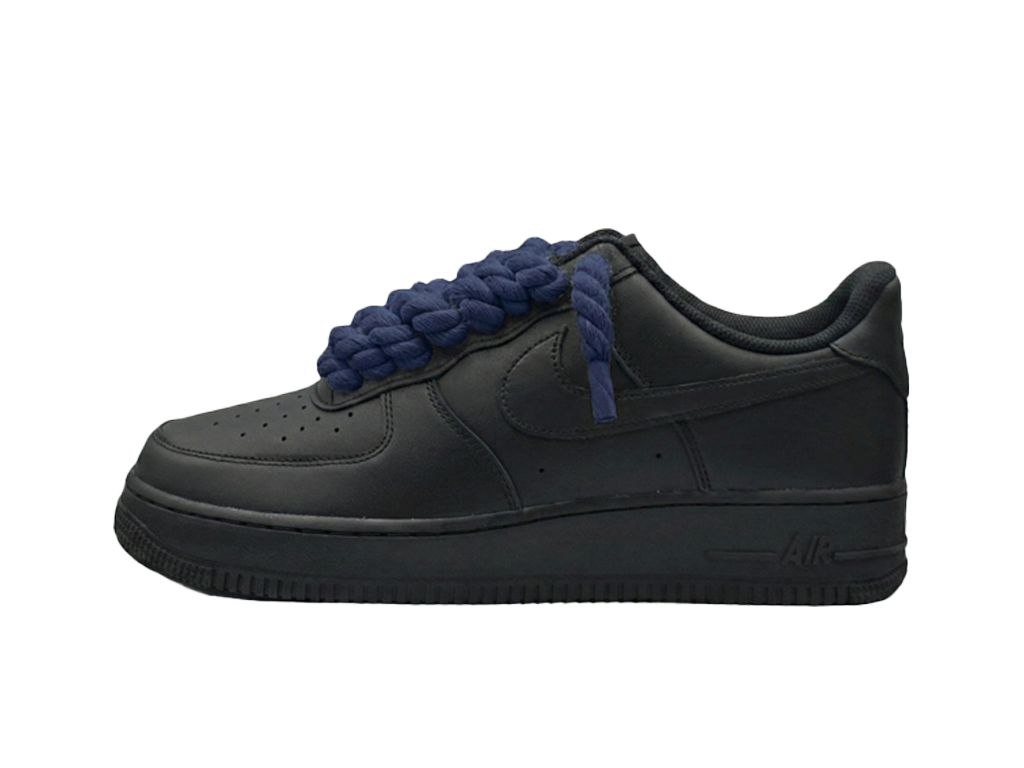 Nike Air Force 1 Black Low 07 Rope Laces Navy-Nike-pikastore.cz