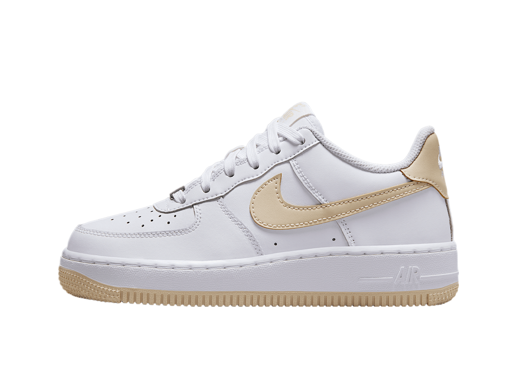 Nike Air Force 1 GS White Light Khaki-Nike-pikastore.cz