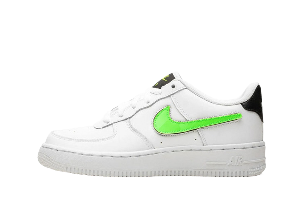 Nike Air Force 1 Low Removable Swoosh White Green Strike (GS)-sneakers-Nike-pikastore.cz
