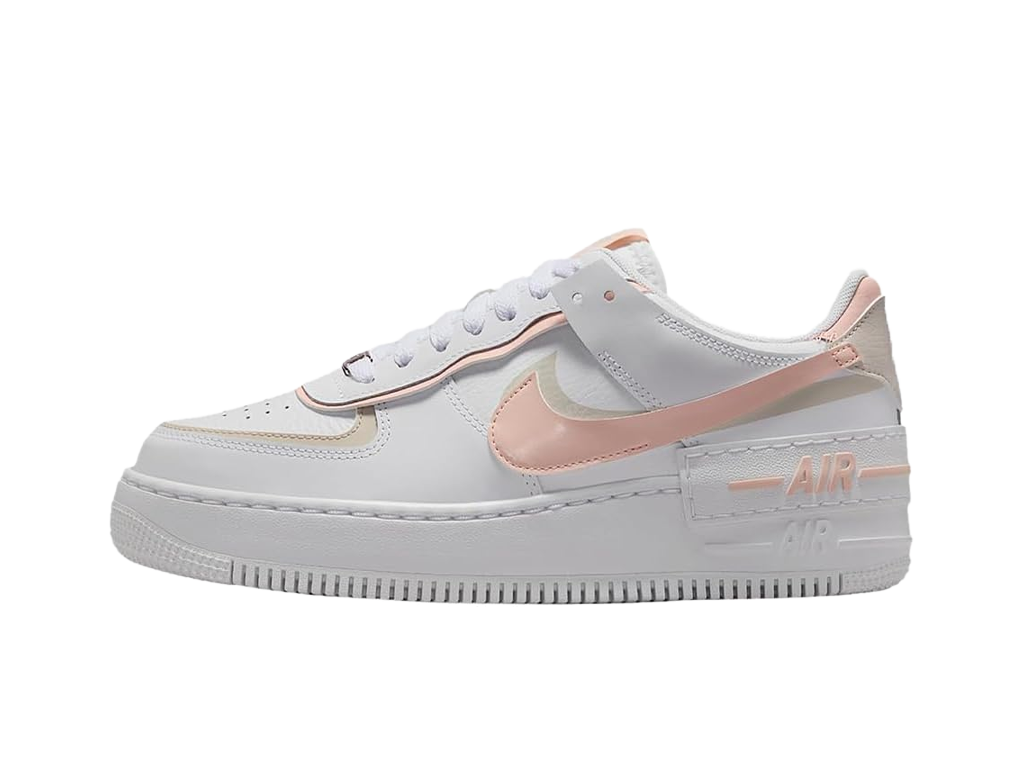Nike Air Force 1 Low Shadow White Light Orewood Brown Washed Coral (Womens)-Nike-pikastore.cz