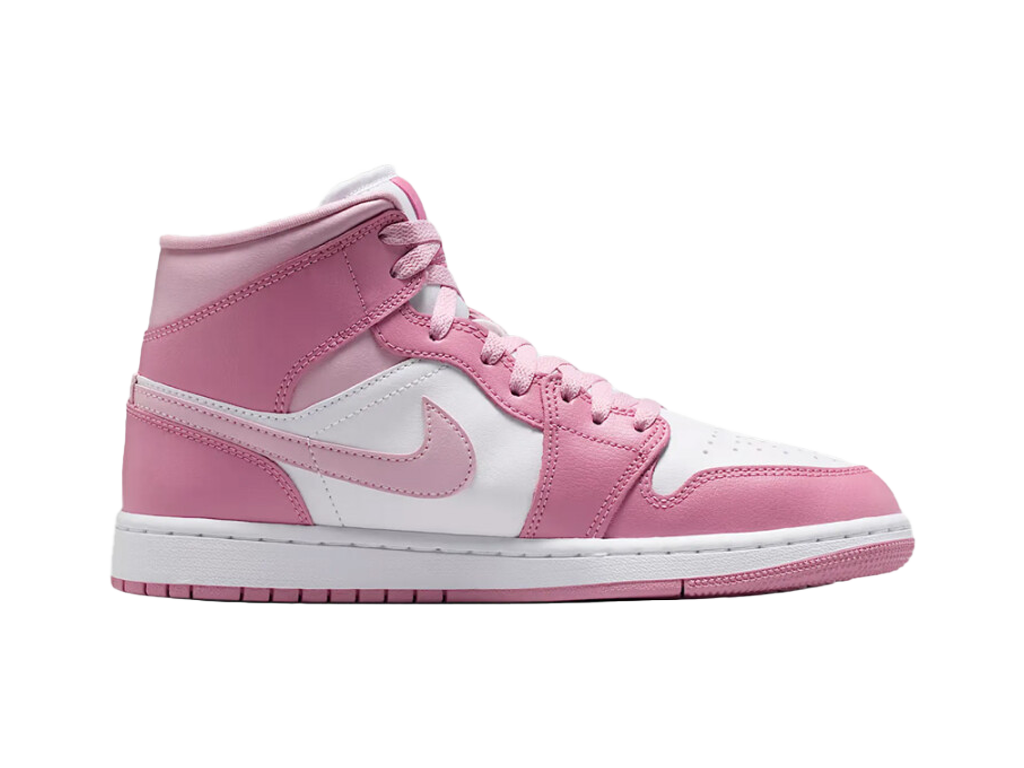 Nike Air Jordan 1 Mid Elemental Pink Iced Carmine Women's – adidași – fotografia 3 din 5