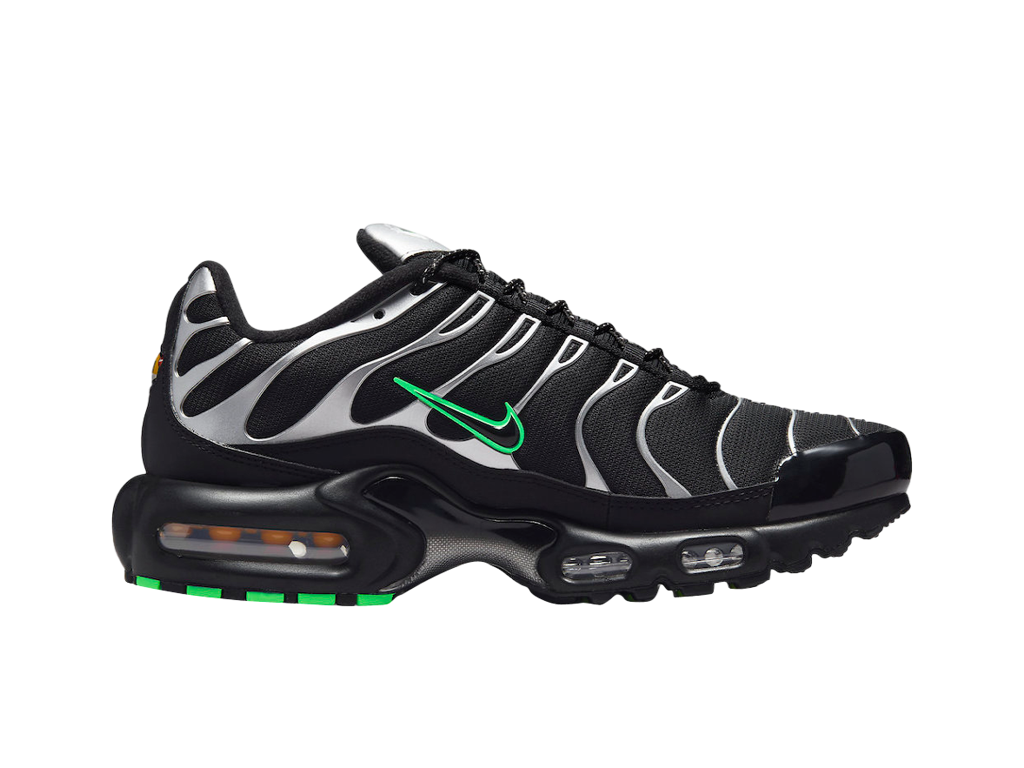 Nike Air Max Plus GS Black Silver Green Strike – baskets – photo 3 sur 5