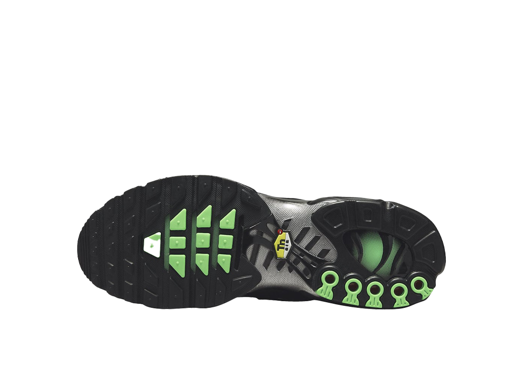 Nike Air Max Plus GS Black Silver Green Strike – baskets – photo 5 sur 5
