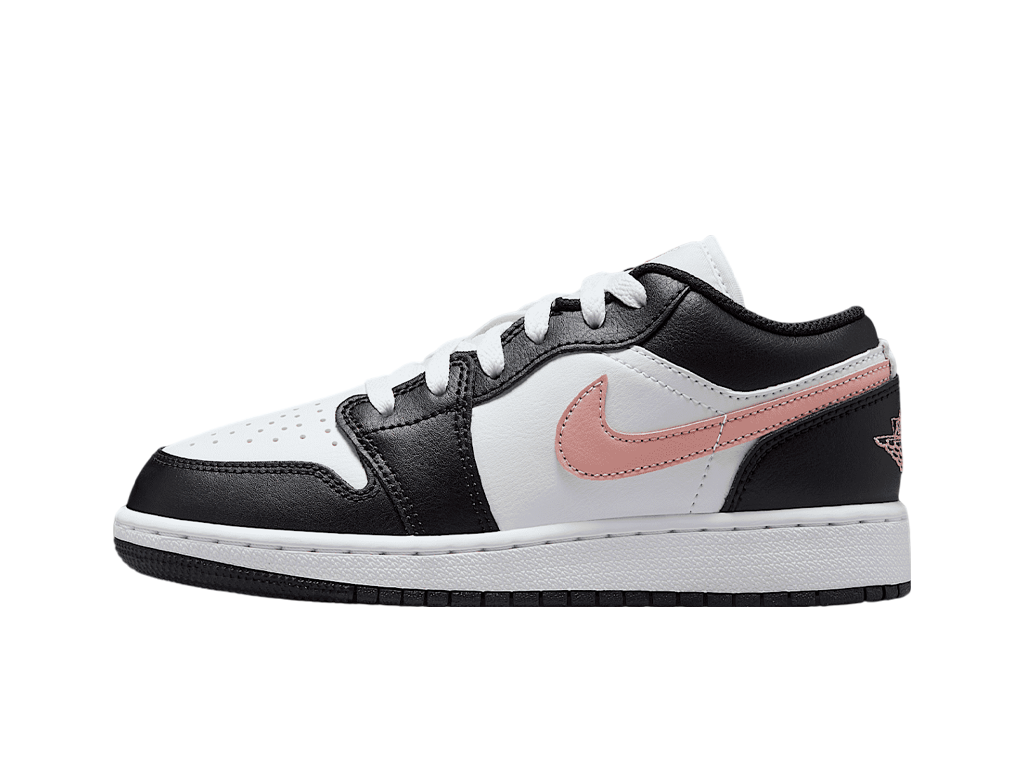 Nike Jordan 1 Low White Black Rust Pink (GS)-Nike-pikastore.cz