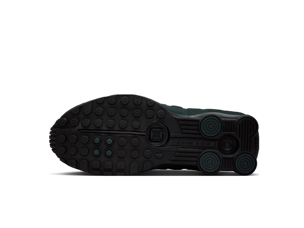 Nike Shox R4 Black Silver Seaweed (Womens)-Nike-pikastore.cz