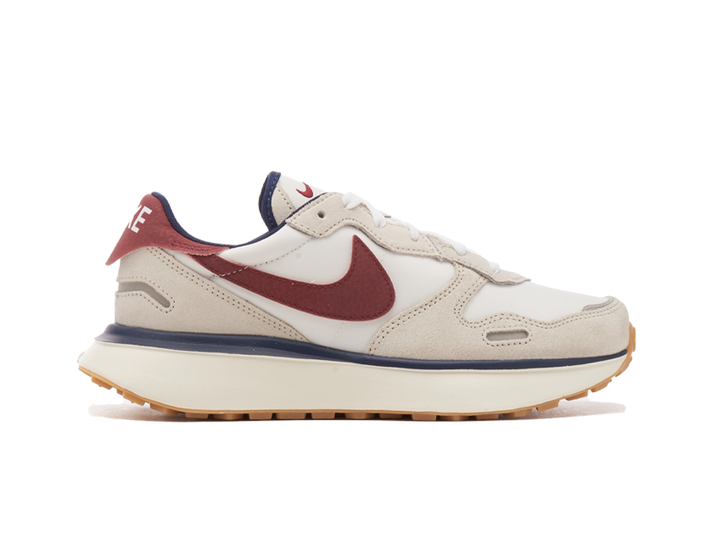 Nike Wmns Phoenix Waffle Light Bone Team Red-Nike-pikastore.cz