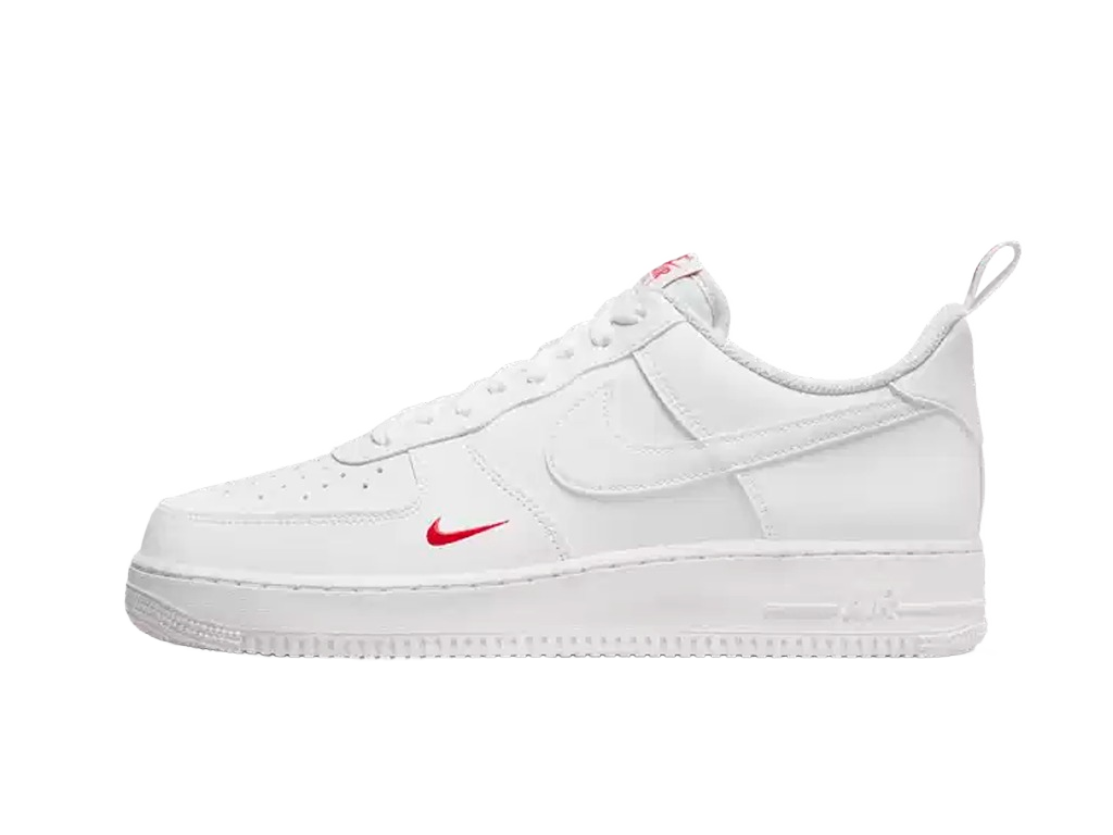 Nike Air Force 1 07 Red Mini Swoosh-Nike-pikastore.cz