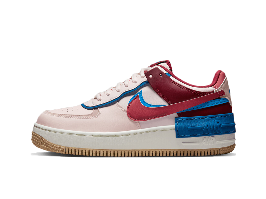 Nike Air Force 1 Low Shadow Light Soft Pink Team Red Blue (Women's)-sneakers-Nike-pikastore.cz