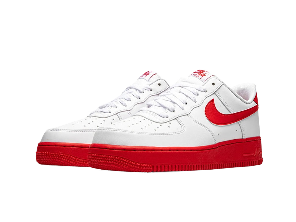 Nike Air Force 1 Low White Red Midsole-sneakers-Nike-pikastore.cz