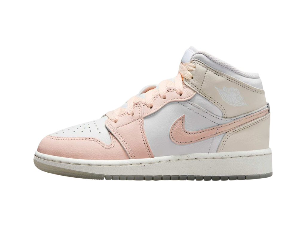 Nike Air Jordan 1 Mid GS Sail Guava Ice-Air Jordan-pikastore.cz