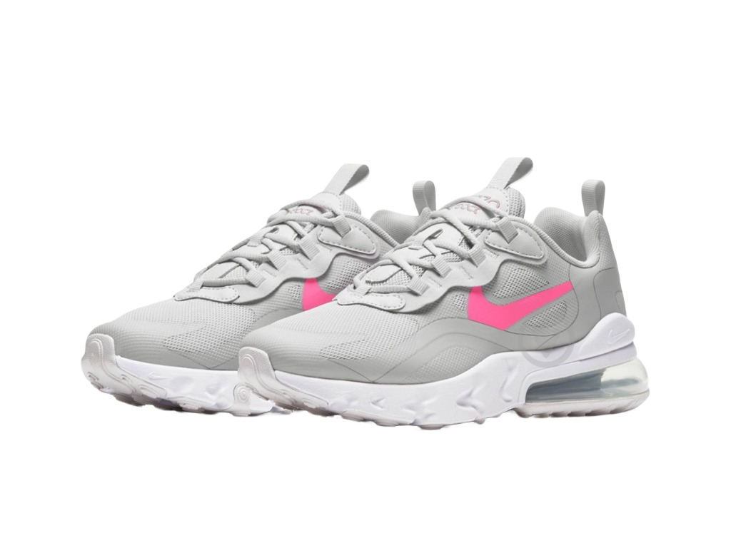 Nike Air Max 270 React GS Particle Grey Pink-Nike-pikastore.cz