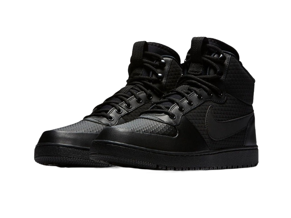Nike Court Borough Mid Winter Triple Black-Nike-pikastore.cz