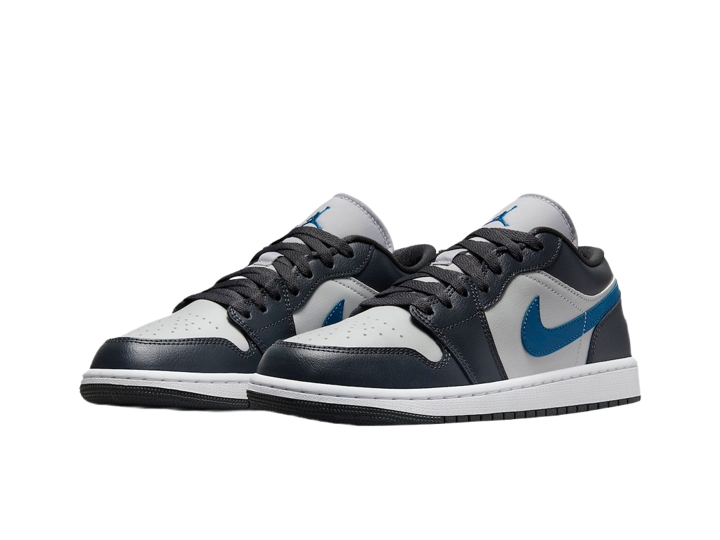 Nike Air Jordan 1 Low Anthracite Industrial Blue-Air Jordan-pikastore.cz