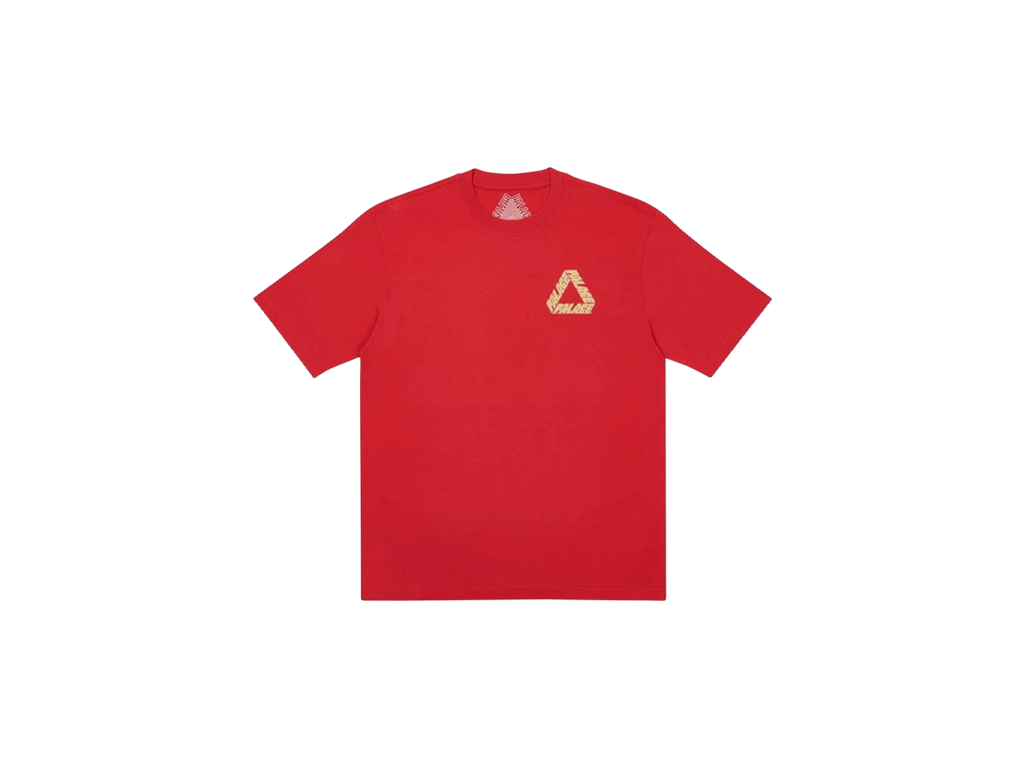 Palace P3 Team Tee Red-Palace-pikastore.cz
