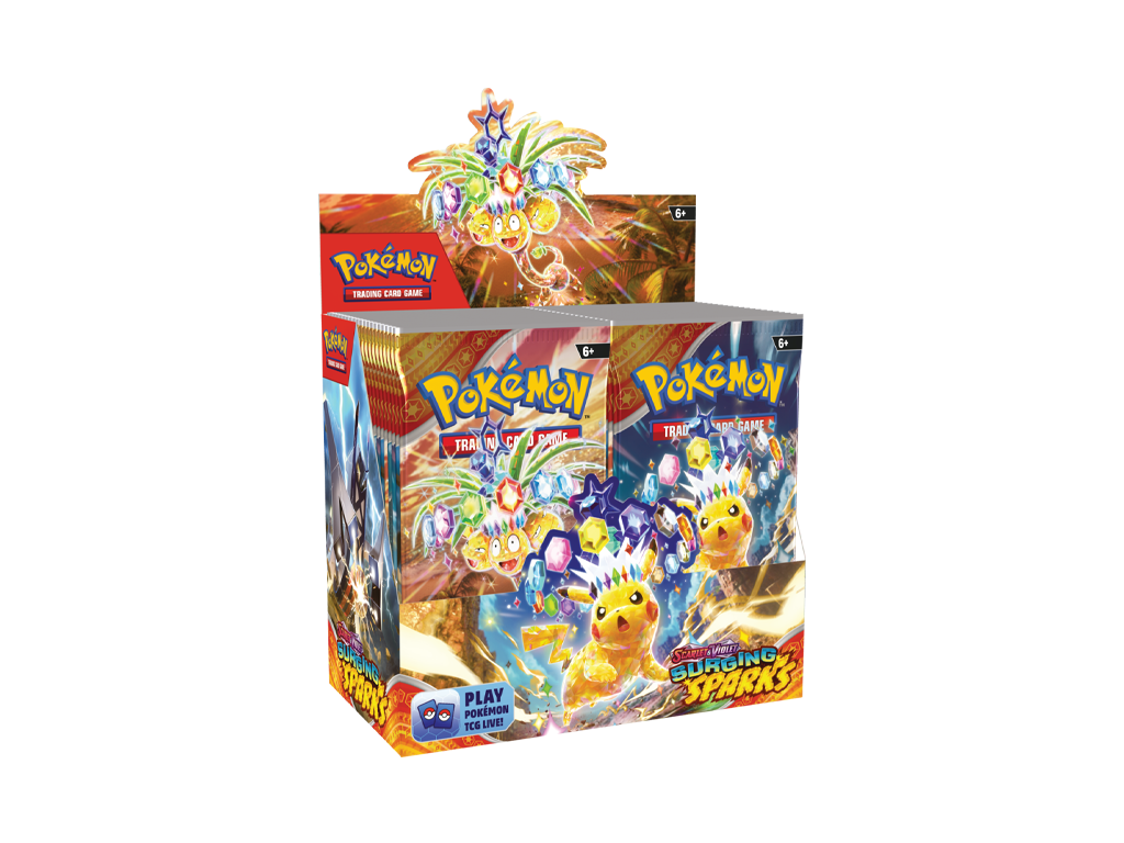 Pokemon TCG: SV08 Surging Sparks - Booster Box-Pokemon-pikastore.cz