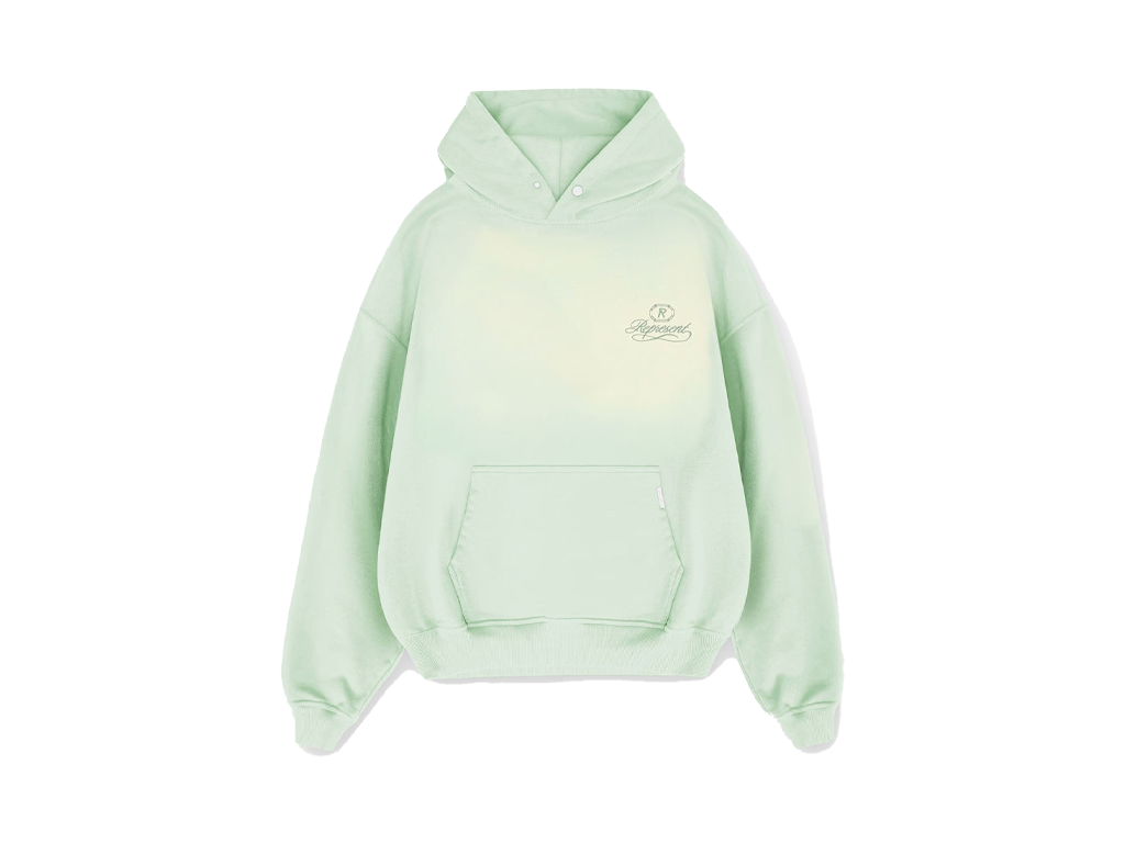 Represent Grand Vintage Hoodie Washed Sage
