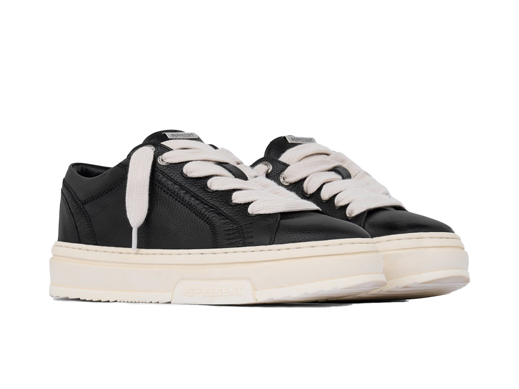Represent HTN Low Tumbled Leather Black