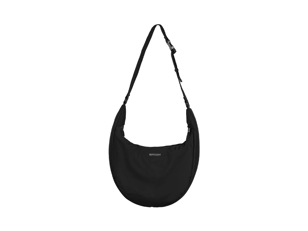 Represent Padded Sling Bag Black