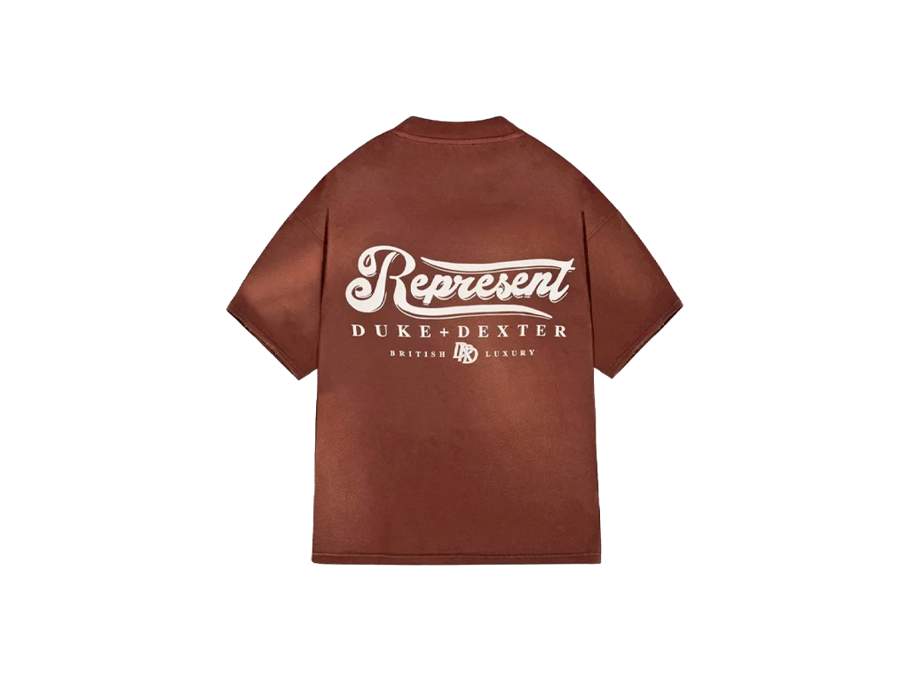 Represent X Duke Dexter British Luxury T-shirt - Rust