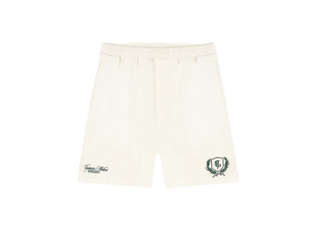 Represent Crest Shorts Antique White-Represent-pikastore.cz