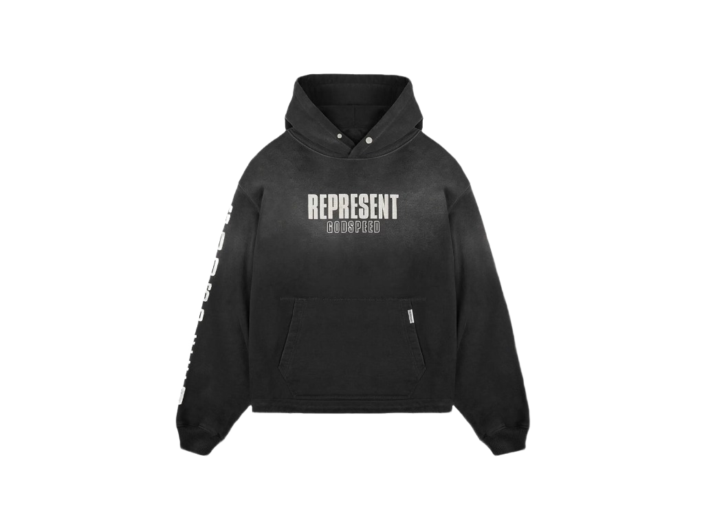 Represent Godspeed Hoodie Aged Black-Represent-pikastore.cz
