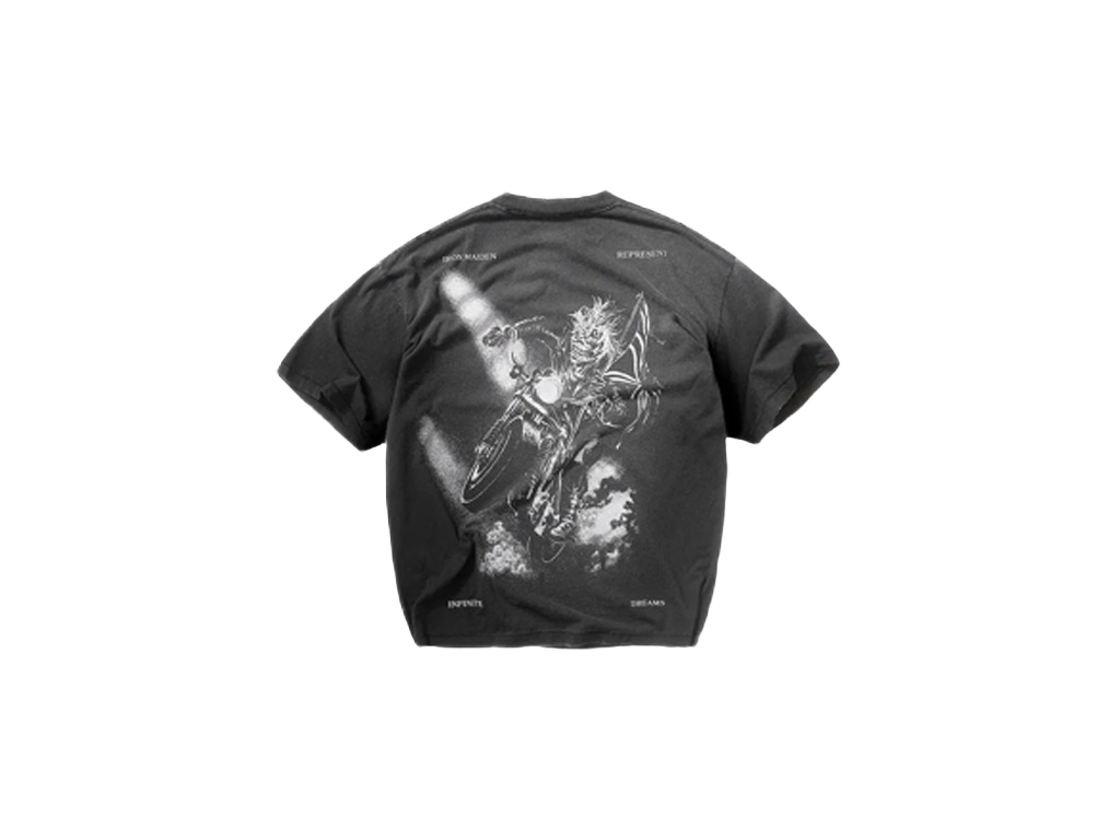 Represent X Iron Maiden Infinite Dreams T-Shirt Aged Black-Represent-pikastore.cz
