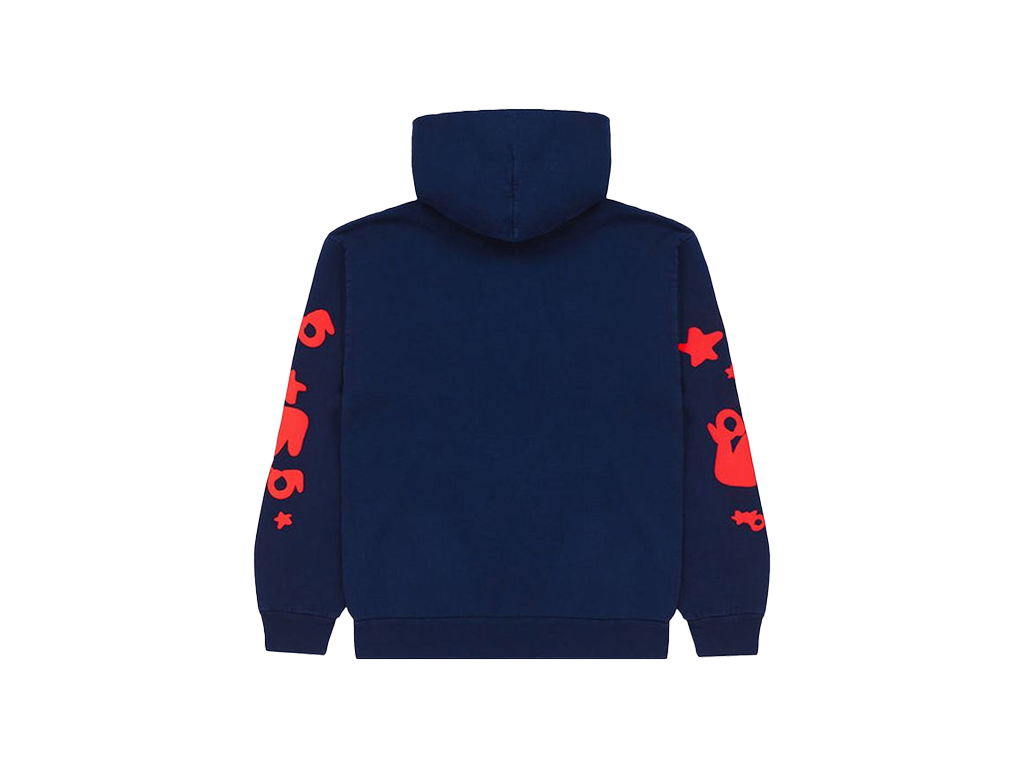 Sp5der Beluga Hoodie Navy-Sp5der-pikastore.cz