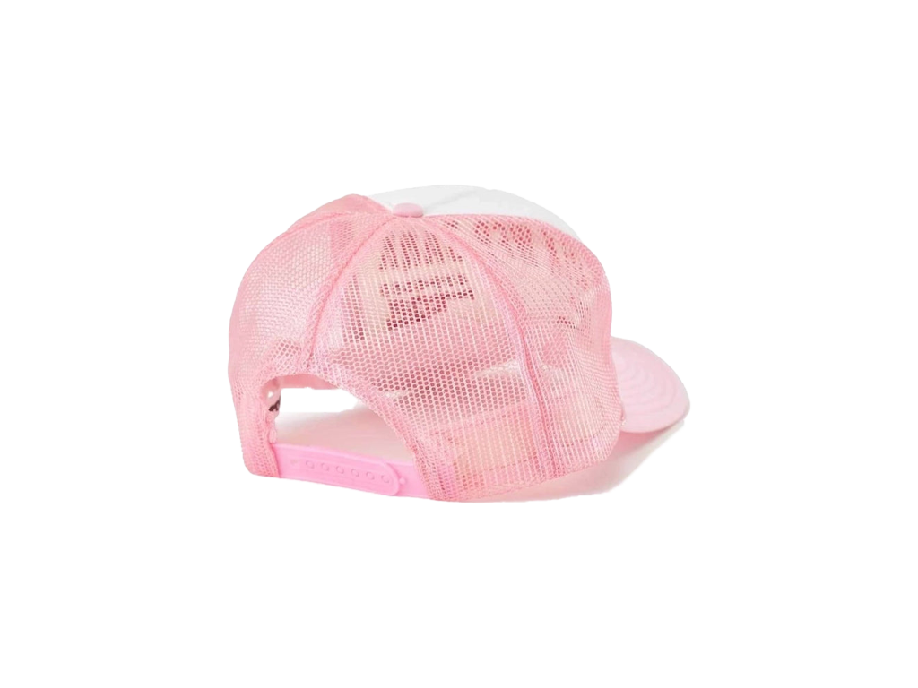 Sp5der Silk Web Bank Trucker Hat Pink-Sp5der-pikastore.cz