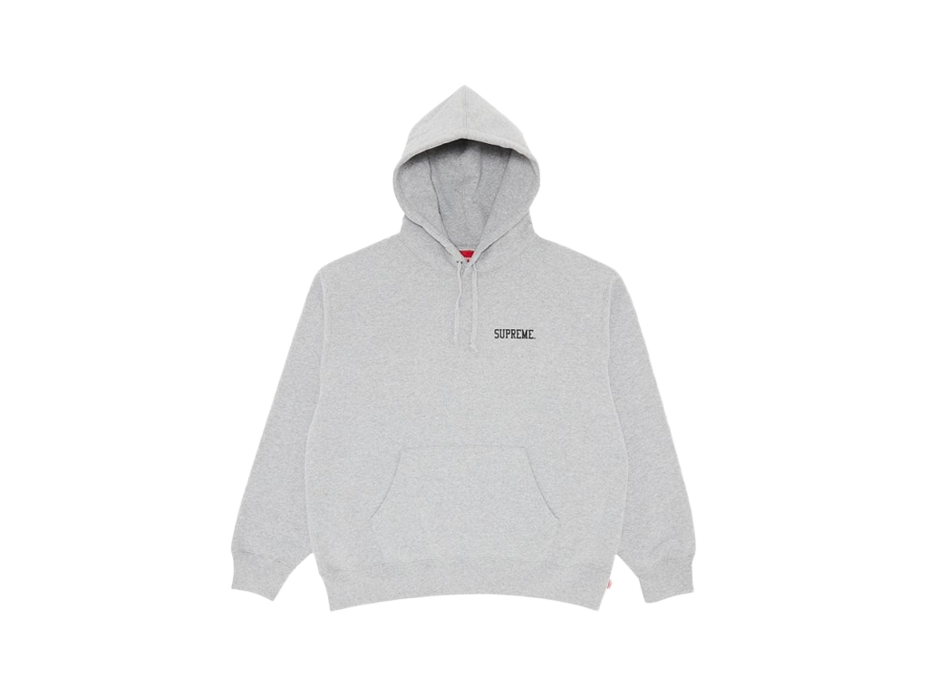 Supreme Anarchy Hooded Sweatshirt Heather Grey-Supreme-pikastore.cz