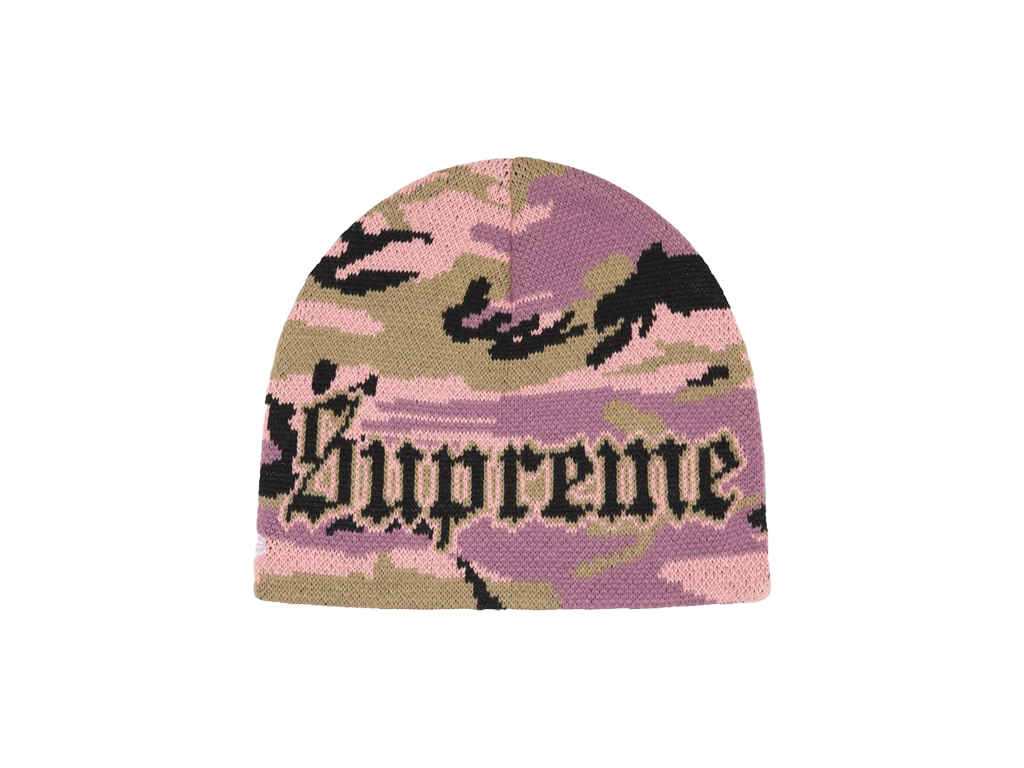 Supreme Chicago White Sox New Era Beanie Pink Camo-Supreme-pikastore.cz