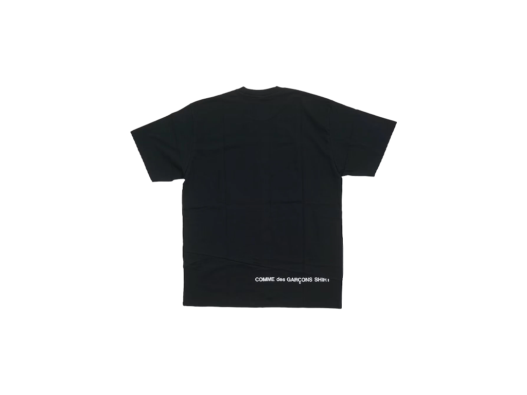 Supreme Comme des Garcons SHIRT Split Box Logo Tee Black-Supreme-pikastore.cz