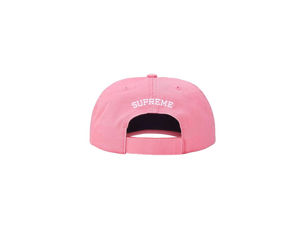 Supreme Embroidered Money Logo 6-Panel Pink
