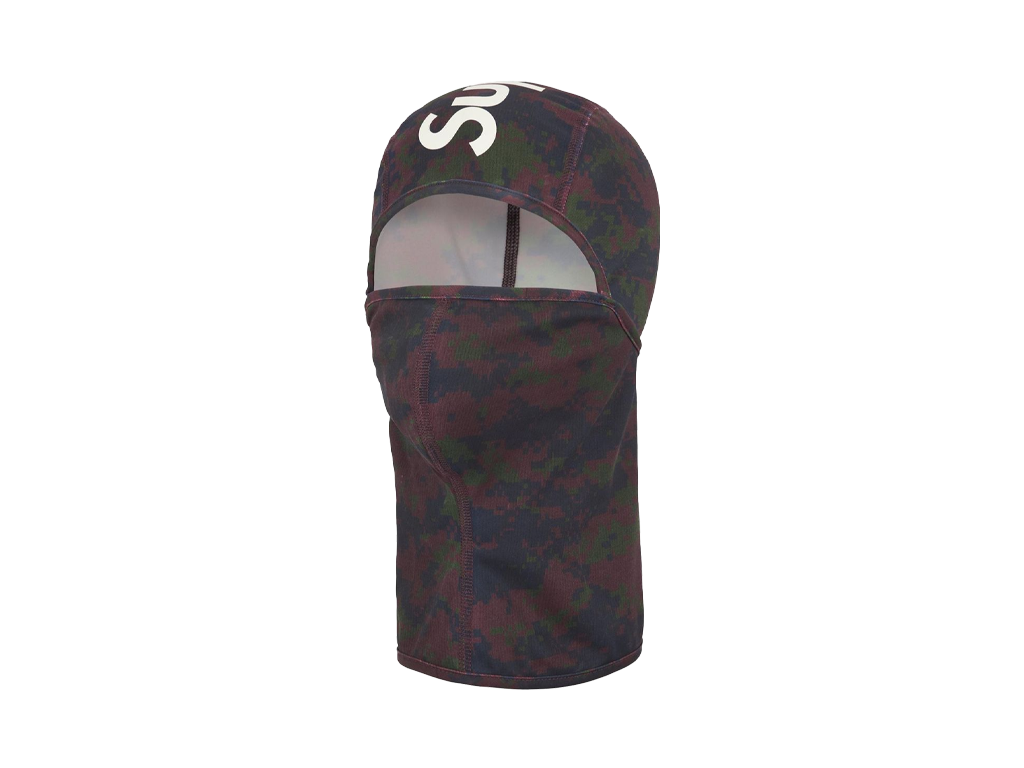 Supreme Heat Reactive Digi Camo Balaclava Black